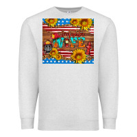 Oatmeal Heather american flag firefighter wife Premium Sweatshirt - HRA Design Shop