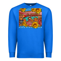 True Royal american flag firefighter wife Premium Sweatshirt - HRA Design Shop