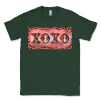 Sports Green Xoxo cowhide and leopard Classic Tee - RanaPortraitStore