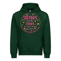 Forest Green sisters are like stars you can't always see them Urban Hoodie - MaliasSmallBusiness