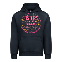 Navy sisters are like stars you can't always see them Urban Hoodie - MaliasSmallBusiness
