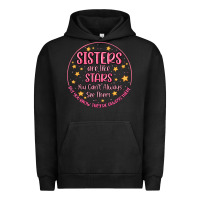 Pigment Black sisters are like stars you can't always see them Urban Hoodie - MaliasSmallBusiness