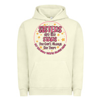 Pigment Pistachio sisters are like stars you can't always see them Urban Hoodie - MaliasSmallBusiness