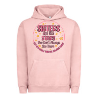 Pigment Salmon sisters are like stars you can't always see them Urban Hoodie - MaliasSmallBusiness