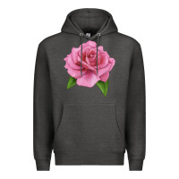 Charcoal Heather Perfume Delight Rose Premium Hoodie - LillyAllenDesigns