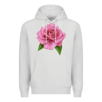 Dove Grey Perfume Delight Rose Premium Hoodie - LillyAllenDesigns