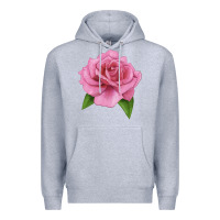 Heather Grey Perfume Delight Rose Premium Hoodie - LillyAllenDesigns