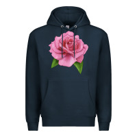 Navy Perfume Delight Rose Premium Hoodie - LillyAllenDesigns