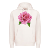 Pale Pink Perfume Delight Rose Premium Hoodie - LillyAllenDesigns