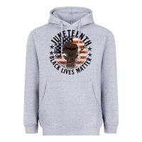 Heather Grey black lives matter Heavyweight Hoodie - HRA Design Shop