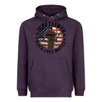 Plum black lives matter Heavyweight Hoodie - HRA Design Shop