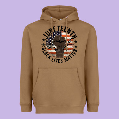 Black Lives Matter Heavyweight Hoodie Designed By Hra Design Shop
