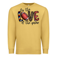 Antique Gold for the love of the game football Premium Sweatshirt - CowhideDigitalArt