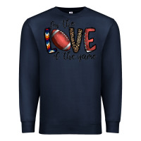 Navy for the love of the game football Premium Sweatshirt - CowhideDigitalArt