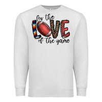 Oatmeal Heather for the love of the game football Premium Sweatshirt - CowhideDigitalArt
