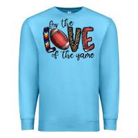 Ocean Blue for the love of the game football Premium Sweatshirt - CowhideDigitalArt
