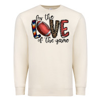 Sandshell for the love of the game football Premium Sweatshirt - CowhideDigitalArt