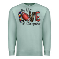 Seafoam for the love of the game football Premium Sweatshirt - CowhideDigitalArt