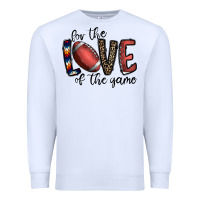 White for the love of the game football Premium Sweatshirt - CowhideDigitalArt