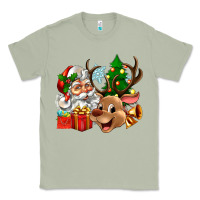 Matcha santa and reindeer Classic Tee - Zillion Design Studio