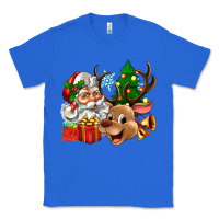 True Royal santa and reindeer Classic Tee - Zillion Design Studio
