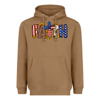 Toasted Coconut Faith USA flag sunflower Heavyweight Hoodie - Neo Western