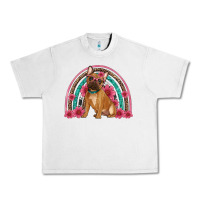 Lunar Rock french bulldog floral rainbow Urban Heavy Tee - Artiststas