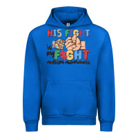 Cobalt his fight is my fight autism awareness Urban Hoodie - MaliasSmallBusiness
