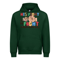 Forest Green his fight is my fight autism awareness Urban Hoodie - MaliasSmallBusiness