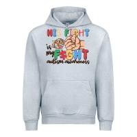 Heather Grey his fight is my fight autism awareness Urban Hoodie - MaliasSmallBusiness