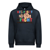 Navy his fight is my fight autism awareness Urban Hoodie - MaliasSmallBusiness