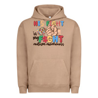 Pigment Burro his fight is my fight autism awareness Urban Hoodie - MaliasSmallBusiness