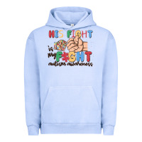 Pigment Grape Ice his fight is my fight autism awareness Urban Hoodie - MaliasSmallBusiness