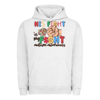 Pigment Lunar Rock his fight is my fight autism awareness Urban Hoodie - MaliasSmallBusiness