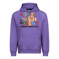 Tulip his fight is my fight autism awareness Urban Hoodie - MaliasSmallBusiness