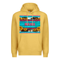 Antique Gold cowhide leopard sunflowers mama Premium Hoodie - BarkalooDesign