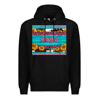 Black cowhide leopard sunflowers mama Premium Hoodie - BarkalooDesign