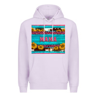 Lilac cowhide leopard sunflowers mama Premium Hoodie - BarkalooDesign