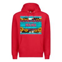 Red cowhide leopard sunflowers mama Premium Hoodie - BarkalooDesign