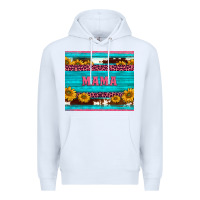 White cowhide leopard sunflowers mama Premium Hoodie - BarkalooDesign