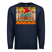 Navy firefighter mom Premium Sweatshirt - HRA Design Shop
