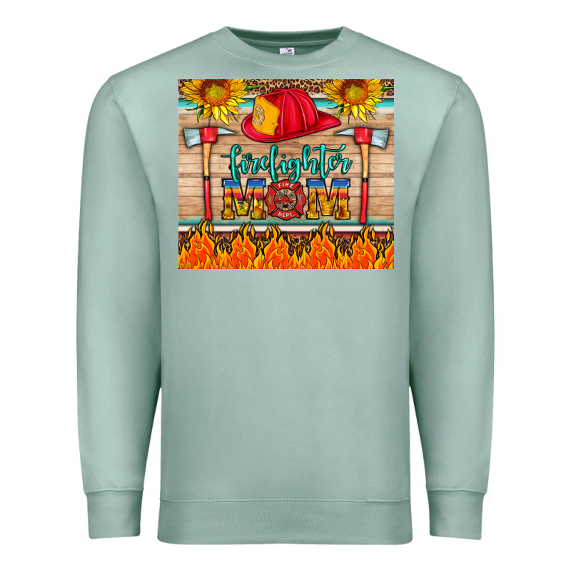 Firefighter Mom Premium Sweatshirt by HRA Design Shop | Teevron