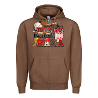 Chestnut somebody's loud mouth baseball mama Zipper Hoodie - Zillion Design Studio