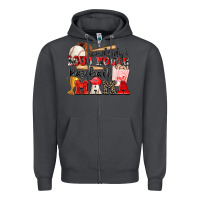 Smoke somebody's loud mouth baseball mama Zipper Hoodie - Zillion Design Studio