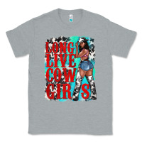 Heather Grey long live cowgirls Classic Tee - texasbilliewilder