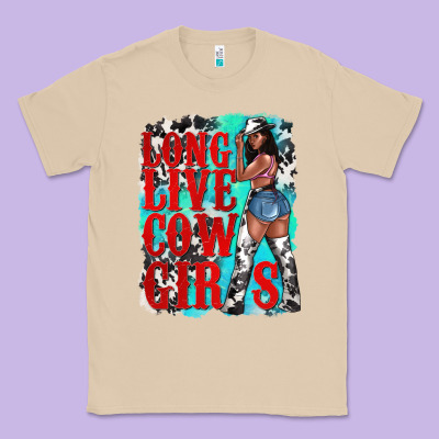 Classic Tee long live cowgirls