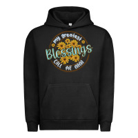 Pigment Black my greatest blessing call me nana Urban Hoodie - MaliasSmallBusiness