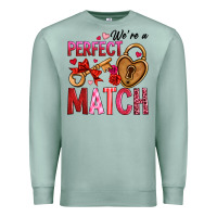 Seafoam we're a perfect match Premium Sweatshirt - OliviaCreatesArt