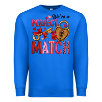 True Royal we're a perfect match Premium Sweatshirt - OliviaCreatesArt