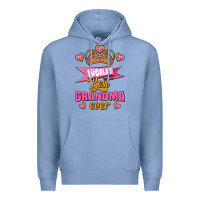 Colony Blue world's best grandma ever Premium Hoodie - Jasminsmagicworld